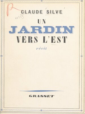 cover image of Un jardin vers l'est